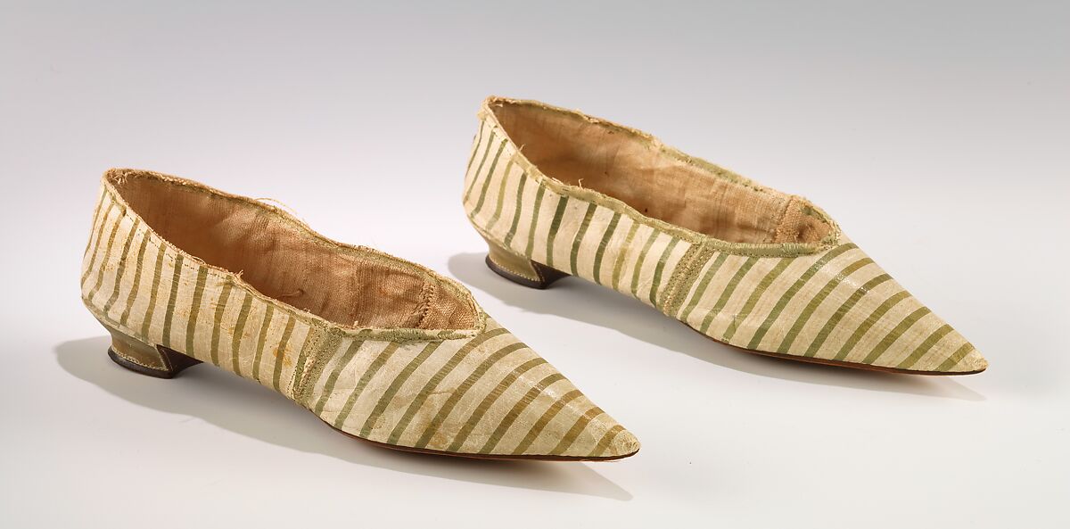 Slippers, J. Staton (British), leather, British 