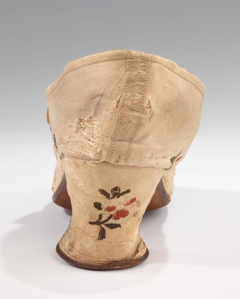 Shoes, Thomas Ridout (British), silk, British