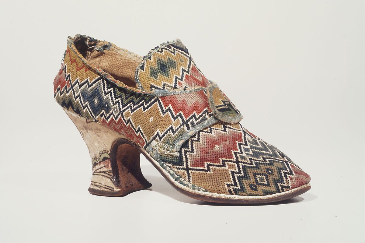 Shoes, wool, linen, silk, British