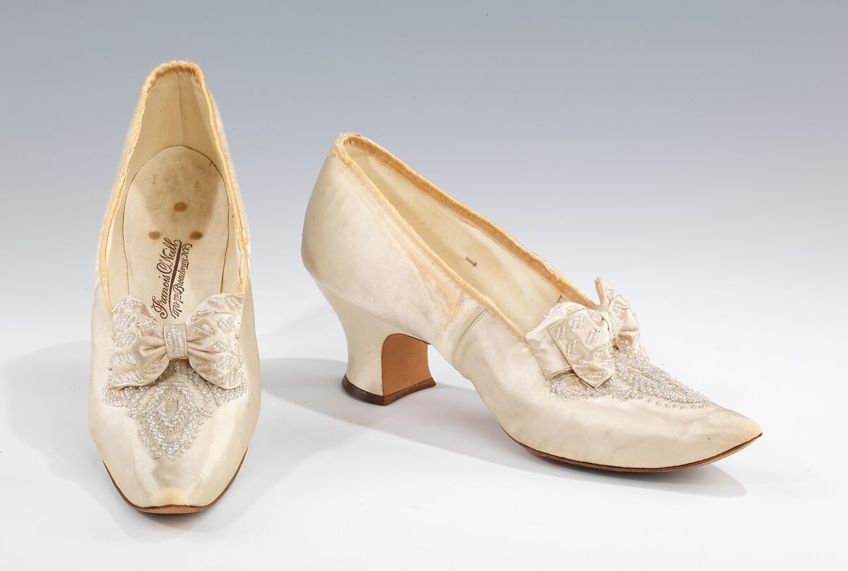 Обувь эпохи бидермейер 19 века.