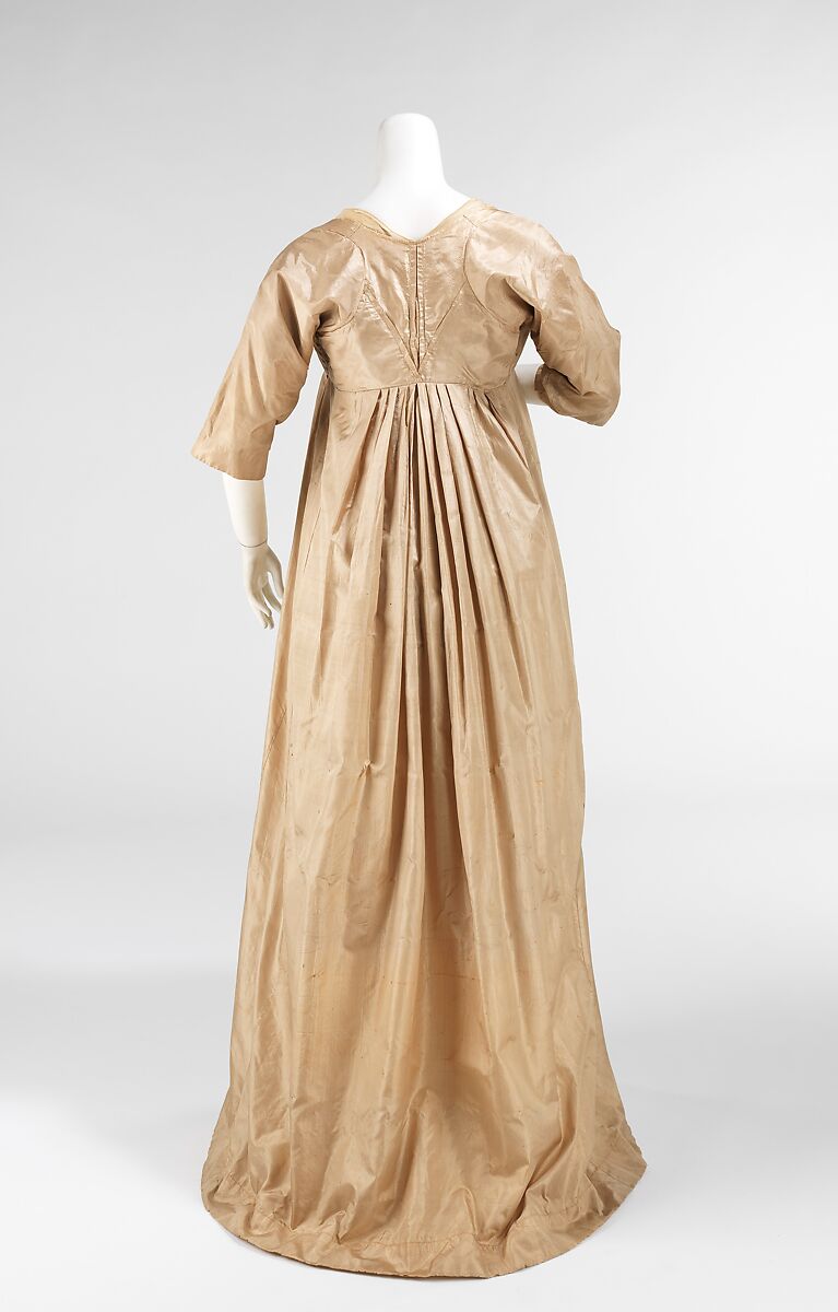 Wedding ensemble, silk, cotton, metal, ivory, American