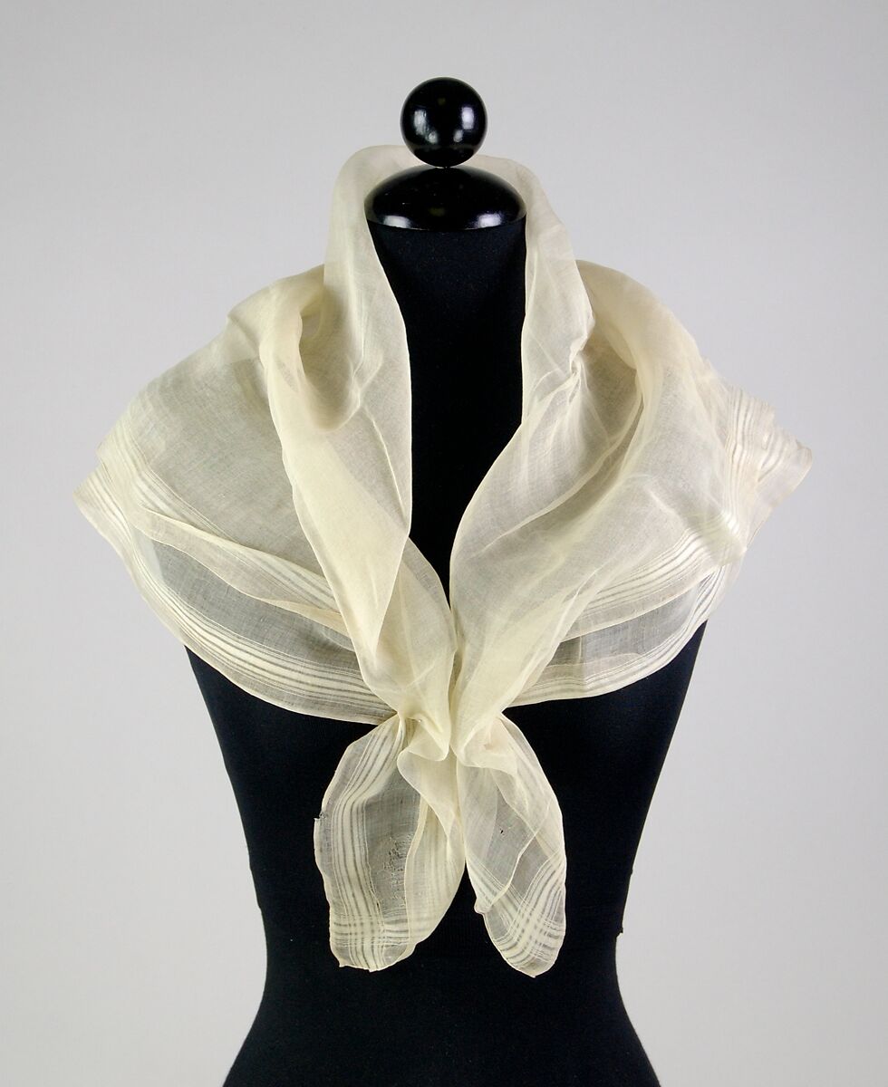 Wedding ensemble, silk, cotton, metal, ivory, American