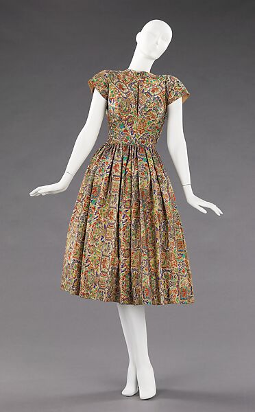 Dress, Carolyn Schnurer (American, born New York, 1908–1998 Palm Beach, Florida), silk, American 