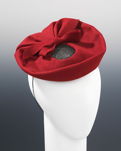 Hat, Madame Suzy (French), wool, French 