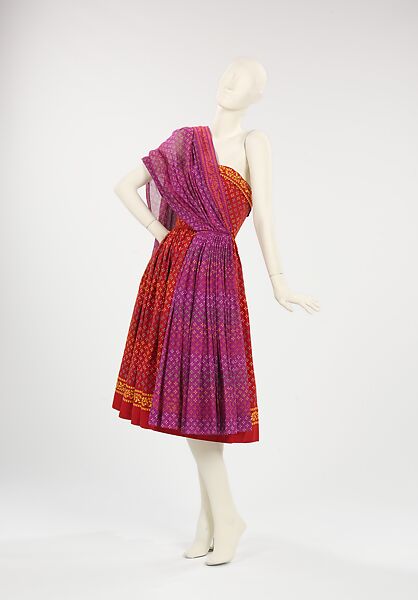 Sundress, Carolyn Schnurer (American, born New York, 1908–1998 Palm Beach, Florida), cotton, American 