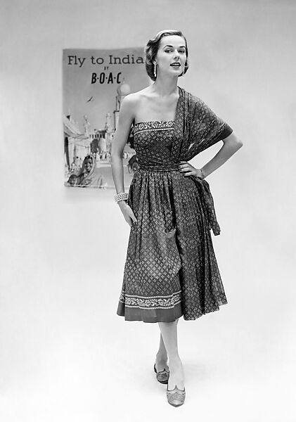 Sundress, Carolyn Schnurer (American, born New York, 1908–1998 Palm Beach, Florida), cotton, American