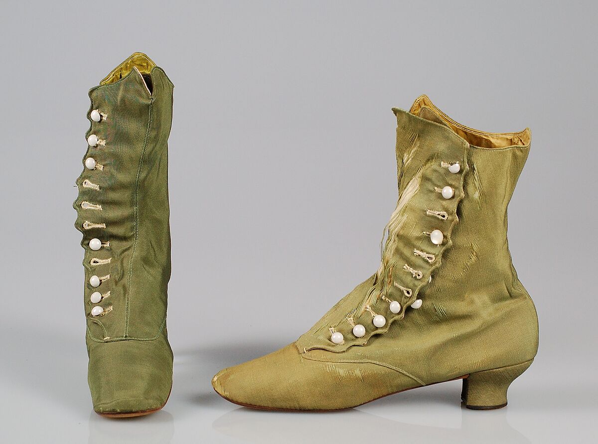 Ensemble, silk, cotton, glass, American