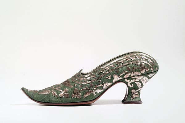 Mules, Pierre Yantorny (Italian, 1874–1936), silk, metal, French