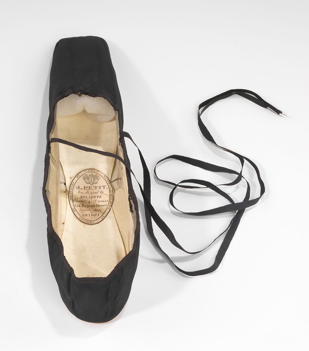 Evening slippers, Melnotte, silk, French