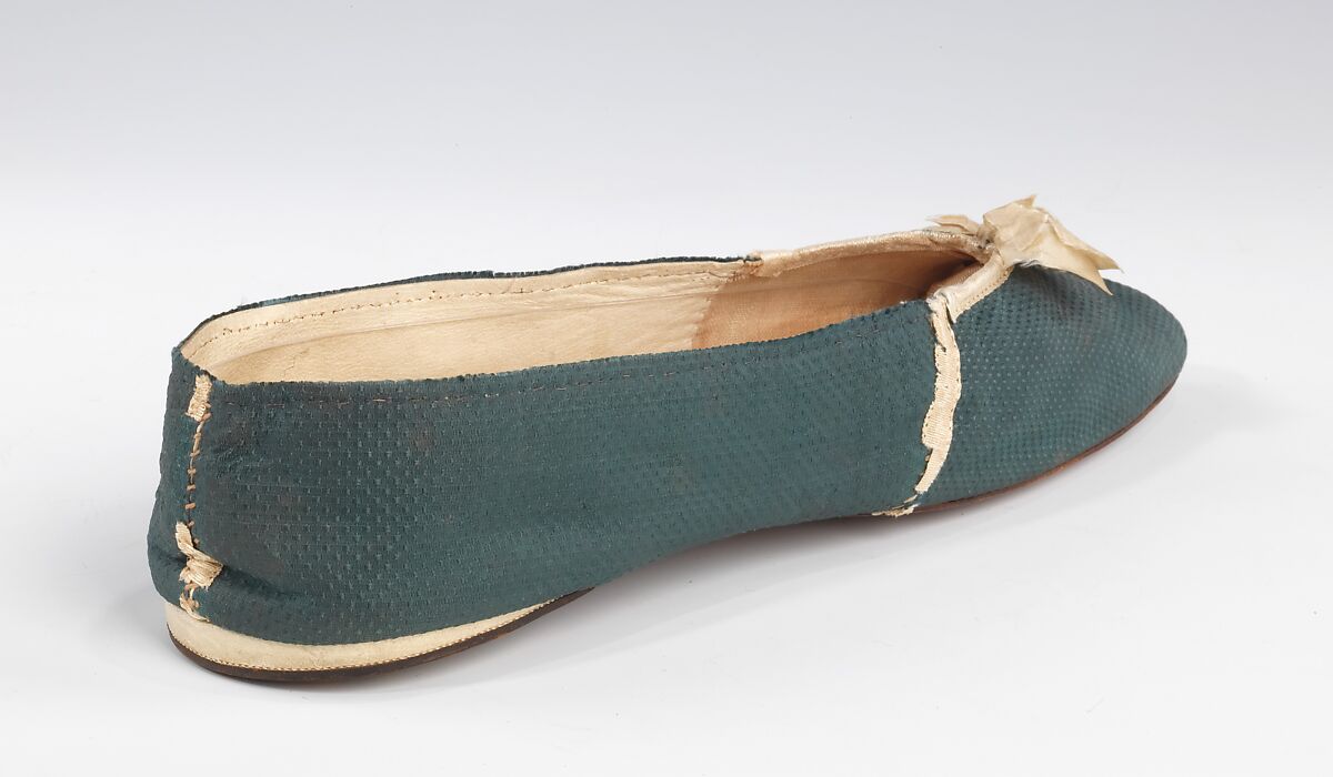 Evening slippers, Vandervell, silk, British