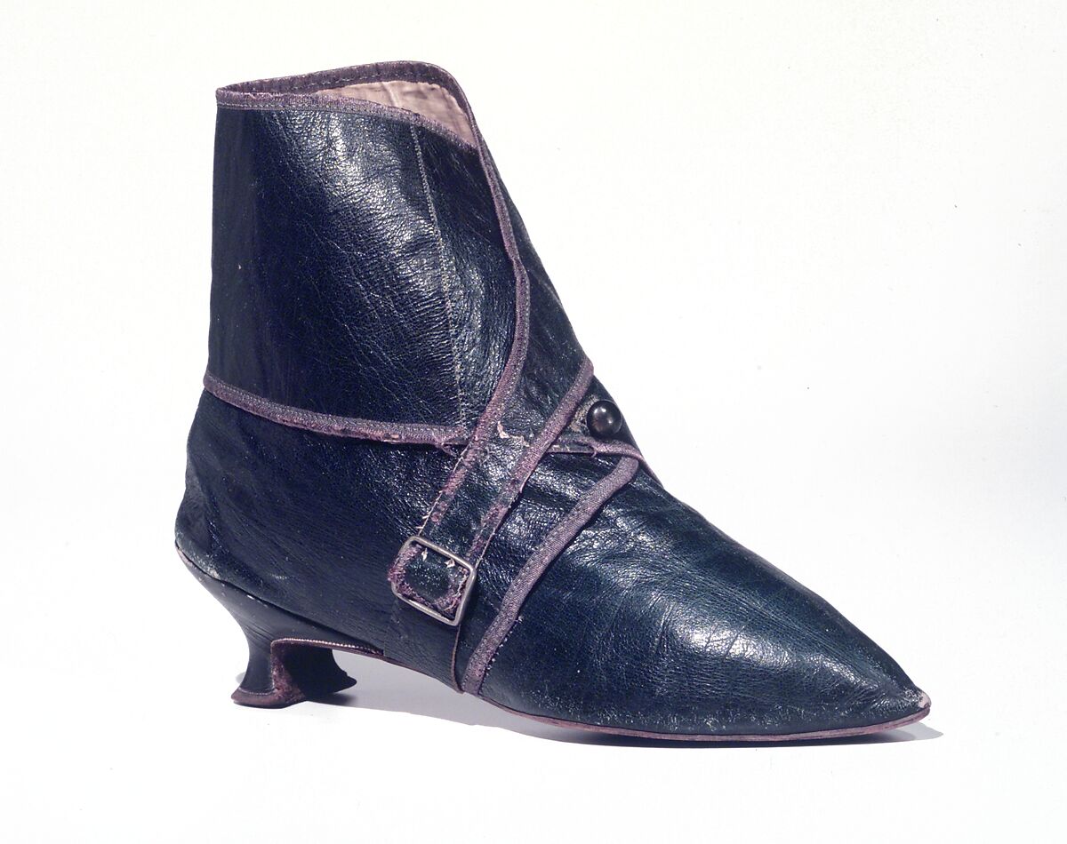 Boots, leather, European