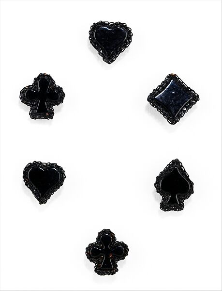 Button, Elsa Schiaparelli (Italian, 1890–1973), leather, plastic (cellulose nitrate), metal, French 