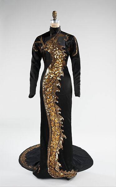 Evening dress, Travis Banton (American, 1894–1958), silk, American 