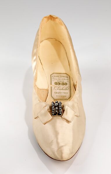 Evening slippers, L. Perchellet (French), silk, French