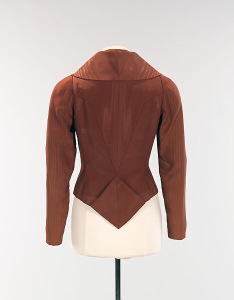 Jacket, Elsa Schiaparelli (Italian, 1890–1973), silk, plastic (cellulose acetate, cellulose nitrate), wood composite, French