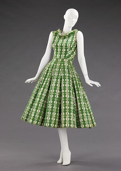 "The Rice Bowl Dress", Carolyn Schnurer (American, born New York, 1908–1998 Palm Beach, Florida), cotton, American 