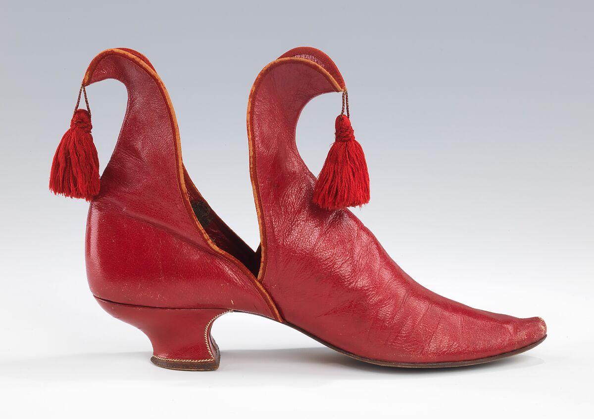 Slippers, Rosenbloom's, leather, American