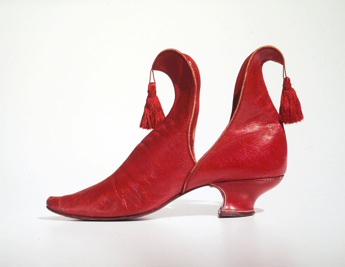 Slippers, Rosenbloom's, leather, American