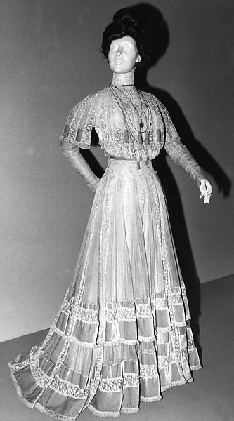 Afternoon dress, Jacques Doucet (French, Paris 1853–1929 Paris), silk, French