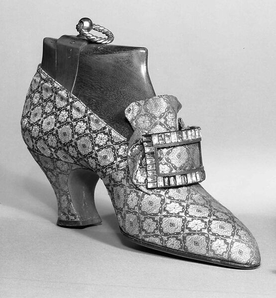 Evening pumps, Pierre Yantorny (Italian, 1874–1936), silk, rhinestones, French