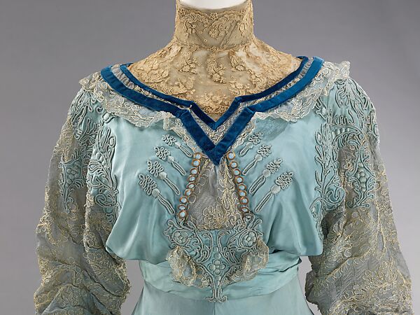 Afternoon dress, House of Paquin (French, 1891–1956), silk, French
