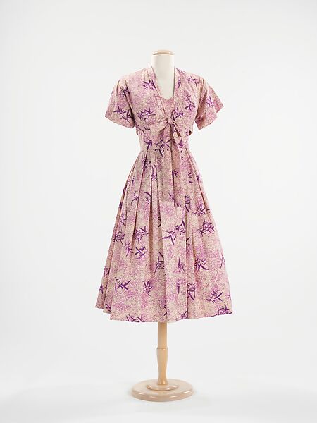 Sundress, Carolyn Schnurer (American, born New York, 1908–1998 Palm Beach, Florida), cotton, American 