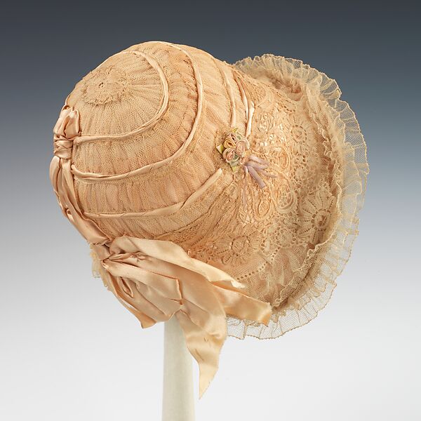 Cloche, Fisher (American), silk, linen, cotton, American 