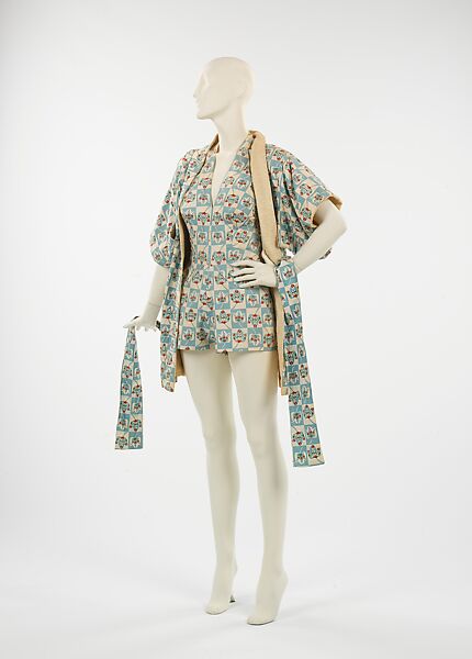 Beachwear, Carolyn Schnurer (American, born New York, 1908–1998 Palm Beach, Florida), cotton, American 