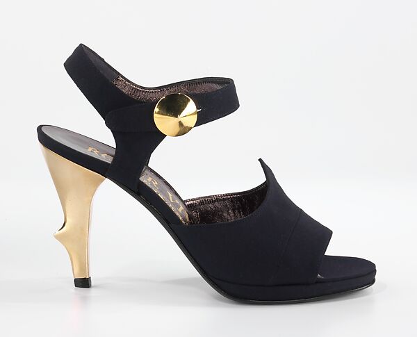 "Thorn", Roger Vivier (French, 1913–1998), silk, metal, French