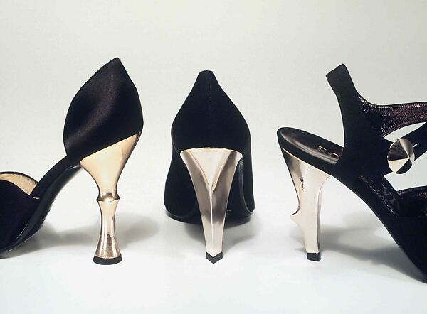 "Thorn", Roger Vivier (French, 1913–1998), silk, metal, French