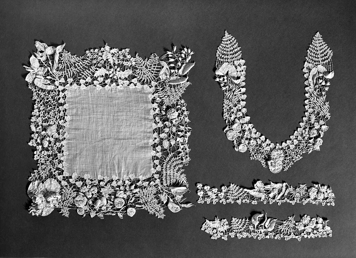 Accessory set, cotton, Irish