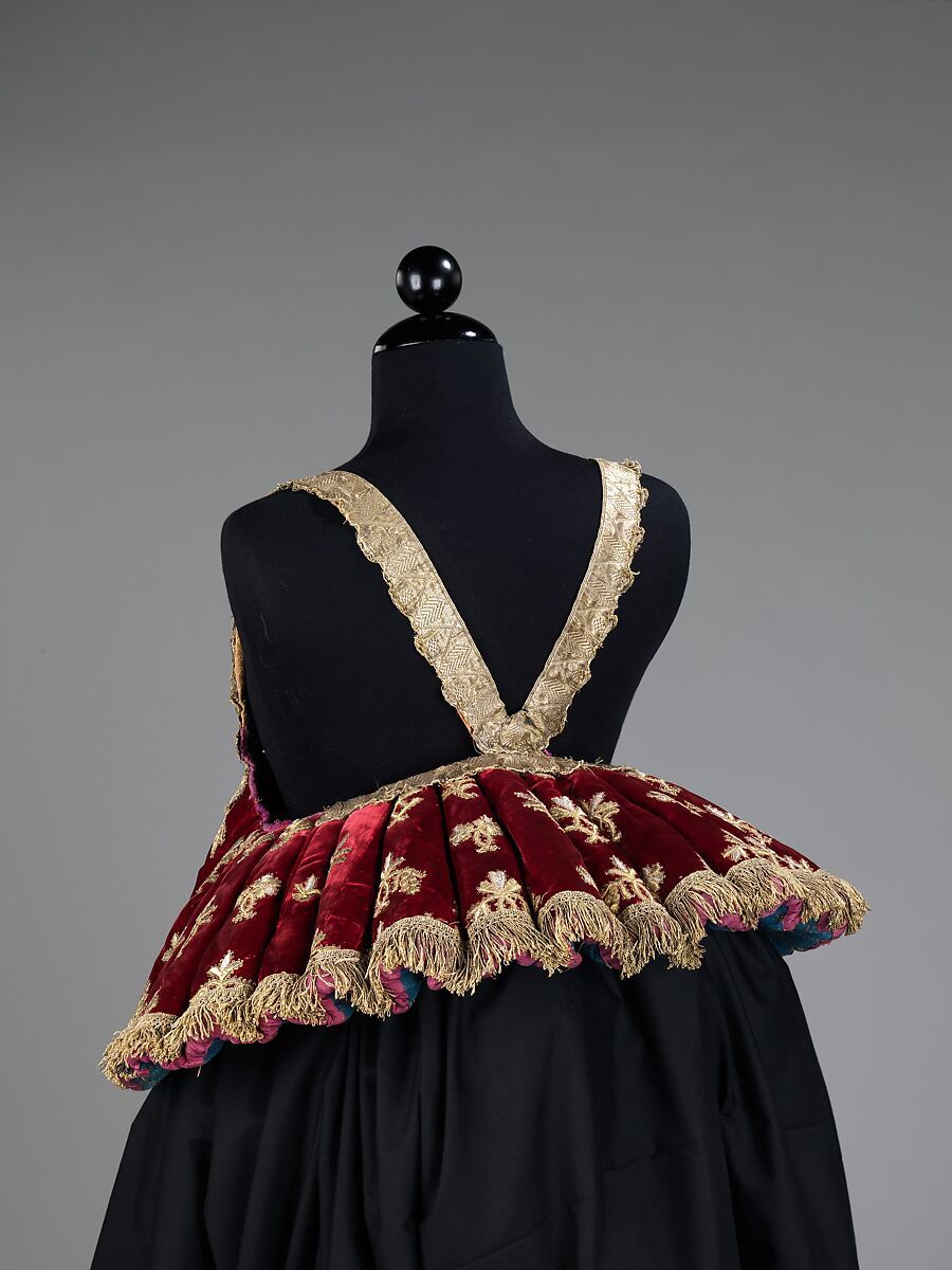 Jacket, silk, metal, linen, Russian