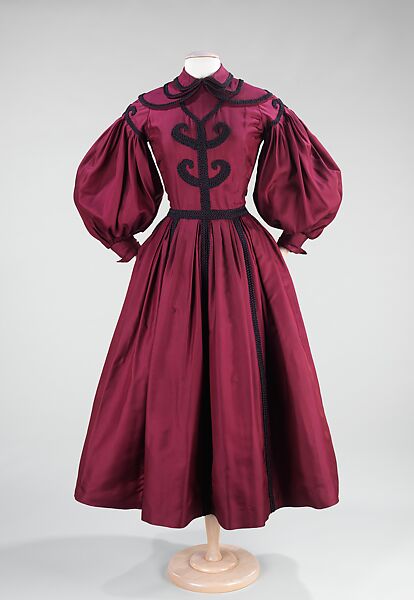 Dinner dress, Mainbocher (French and American, founded 1930), silk, American 