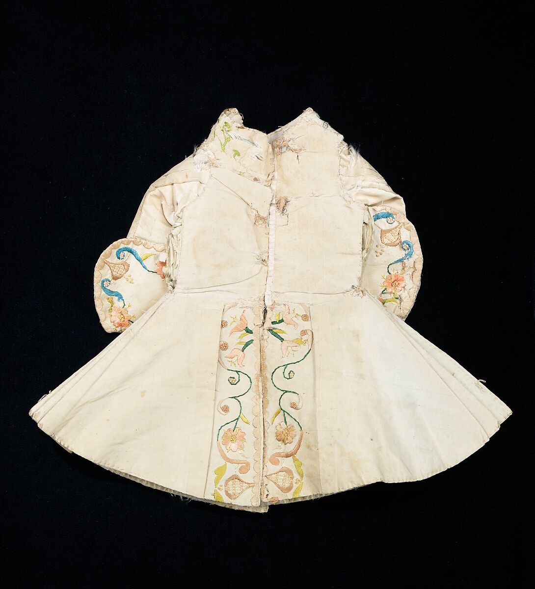 Doll, silk, probably French