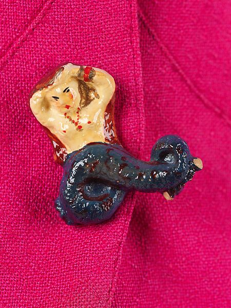 Suit, Elsa Schiaparelli (Italian, 1890–1973), cotton, plaster, French