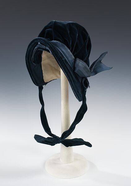 Bonnet, Redfern (1847–1940), silk, probably French 