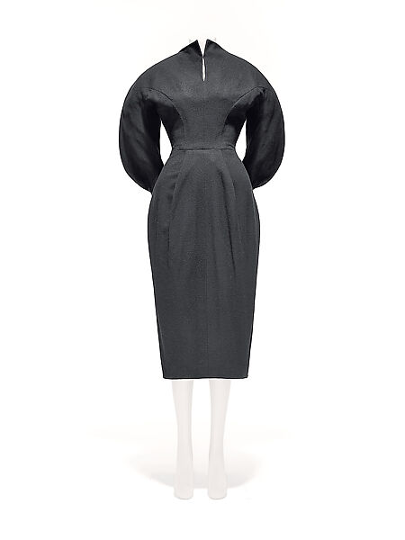 Dress, Charles James (American, born Great Britain, 1906–1978), wool, American