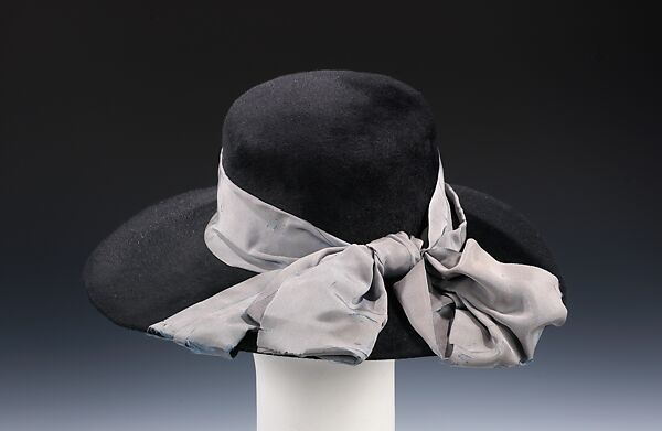 Hat, Joseph, wool, silk, American