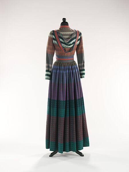 Evening dress, Attributed to Gilbert Adrian (American, Naugatuck, Connecticut 1903–1959 Hollywood, California), wool, American