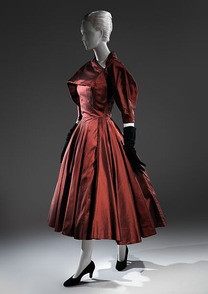 Dress, Charles James (American, born Great Britain, 1906–1978), silk, American 