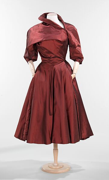 Dress, Charles James (American, born Great Britain, 1906–1978), silk, American