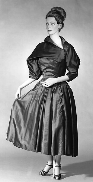 Dress, Charles James (American, born Great Britain, 1906–1978), silk, American