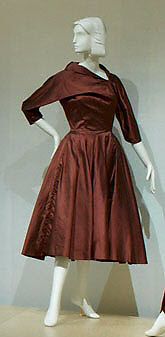 Dress, Charles James (American, born Great Britain, 1906–1978), silk, American