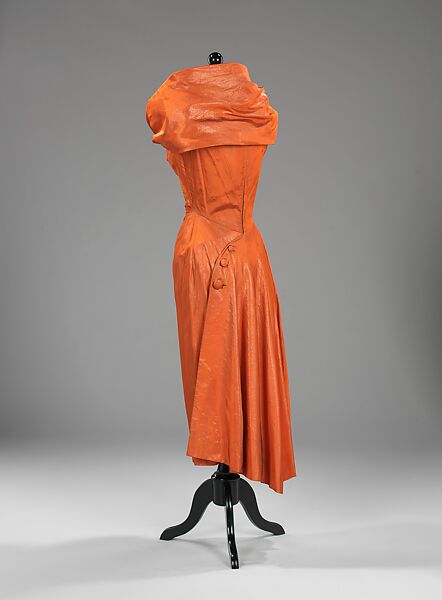 "Spiral", Charles James (American, born Great Britain, 1906–1978), silk, metal, American