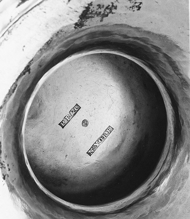 Pitcher, Pelletreau, Bennett &amp; Cooke (active 1826–28), Silver, American