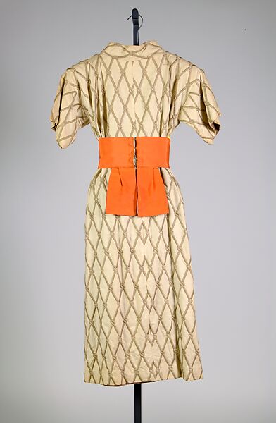 Dress, Carolyn Schnurer (American, born New York, 1908–1998 Palm Beach, Florida), cotton, American