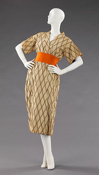 Dress, Carolyn Schnurer (American, born New York, 1908–1998 Palm Beach, Florida), cotton, American 