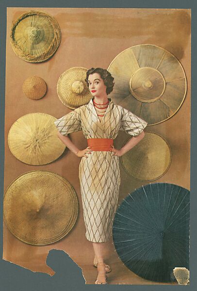 Dress, Carolyn Schnurer (American, born New York, 1908–1998 Palm Beach, Florida), cotton, American