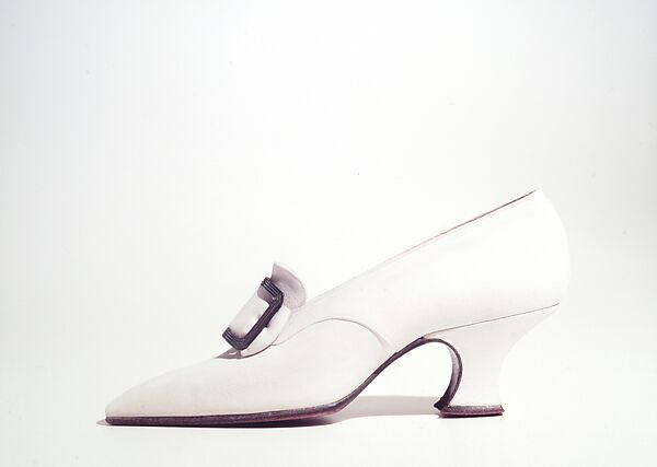 Pumps, Pierre Yantorny (Italian, 1874–1936), leather, metal, French