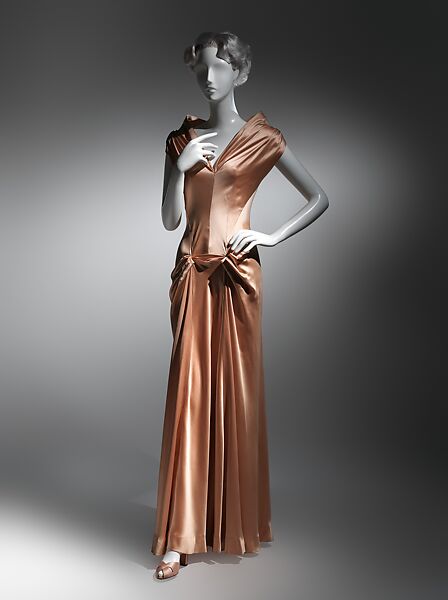 Evening dress, Charles James (American, born Great Britain, 1906–1978), silk, American
